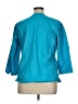 Cato 100% Cotton Teal 3/4 Sleeve Blouse Size XL - photo 2