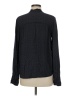 Hinge 100% Viscose Black Long Sleeve Blouse Size M - photo 2