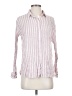 Rails Stripes Pink Long Sleeve Button-Down Shirt Size S - photo 1