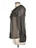 Zara Basic 100% Polyester Polka Dots Black Long Sleeve Blouse Size L - photo 5