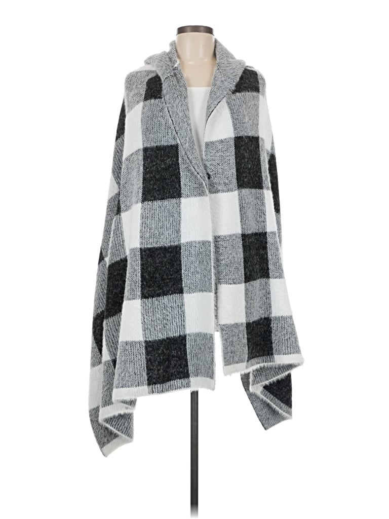 Pre-owned Bella Dahl Poncho In Gray