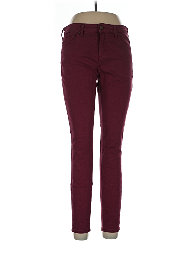Pre-owned Gap Outlet Jeggings In Burgundy