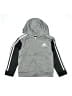 Adidas 100% Polyester Gray Zip Up Hoodie Size 6 - photo 1