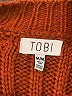 TOBI 100% Acrylic Orange Brown Turtleneck Sweater Size M - photo 7