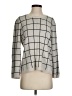 Madewell 100% Cotton Checkered-gingham Gray Pullover Sweater Size S - photo 1