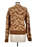 Ulla Johnson Animal Print Brown Wool Pullover Sweater Size M - photo 2