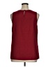 Lane Bryant 100% Polyester Burgundy Sleeveless Blouse Size 16 - photo 2