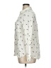 George 100% Rayon Print Ivory Long Sleeve Blouse Size XL - photo 5