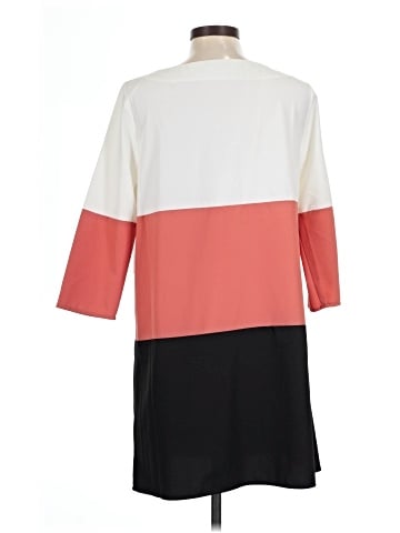Just Fab 3/4 Sleeve Blouse (view 2)
