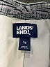 Lands' End Plaid Gray Blazer Size 16 - photo 6