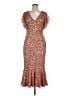 Mac Duggal 100% Polyester Brown Cocktail Dress Size 8 - photo 1
