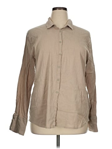 Nasty Gal Inc. Long Sleeve Button-Down Shirt (view 1)