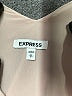Express 100% Polyester Tan Bodysuit Size S - photo 3