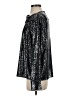 Zara Metallic Silver Long Sleeve Blouse Size XS - photo 5