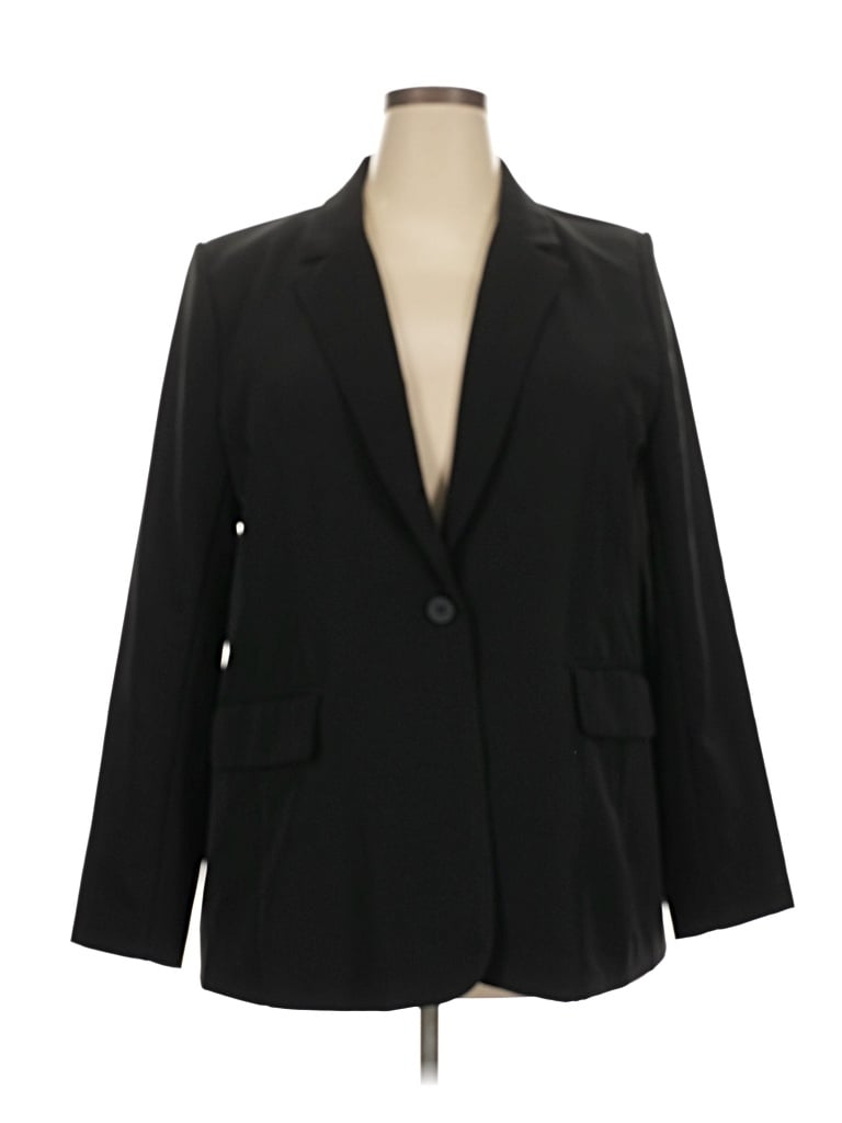 Pre-owned Intempo Blazer Jacket In Black