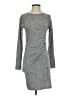 Athleta Solid Gray Casual Dress Size XXS - photo 1