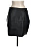 Express 100% Polyester Black Faux Leather Skirt Size 8 - photo 2