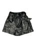 Illa Illa Metallic Black Shorts Size S - photo 1