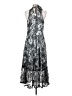 MICHAEL Michael Kors Paisley Silver Cocktail Dress Size S - photo 2