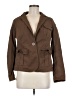 Saks Fifth Avenue Solid Brown Jacket Size 9 - photo 1