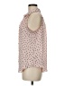 Elle 100% Polyester Polka Dots Pink Sleeveless Blouse Size M - photo 5