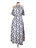 Eva Longoria Blue Casual Dress Size L - photo 1