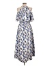 Eva Longoria Blue Casual Dress Size L - photo 2