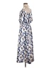 Eva Longoria Blue Casual Dress Size L - photo 5