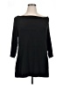 Just My Size Black 3/4 Sleeve Top Size 1X - photo 1