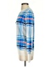 Equipment Plaid Blue Pullover Sweater Size S - photo 6