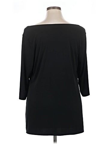 Just My Size 3/4 Sleeve Top (view 2)