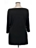 Just My Size Black 3/4 Sleeve Top Size 1X - photo 2