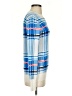 Equipment Plaid Blue Pullover Sweater Size S - photo 5