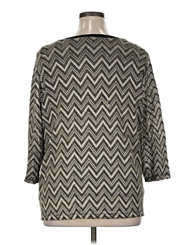Easywear by Chico's 3/4 Sleeve Blouse (view 2)