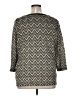 Easywear by Chico's Chevron-herringbone Gray 3/4 Sleeve Blouse Size XL (3) - photo 2