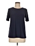 Halogen Black Short Sleeve Top Size M - photo 1