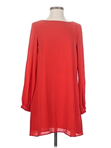 Lavender Brown Casual Dress (view 1)