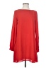 Lavender Brown 100% Polyester Solid Red Casual Dress Size S - photo 1