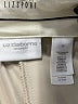 Lizsport 100% Polyester Solid Tan Casual Pants Size 14 - photo 7