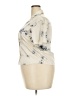 Unbranded Floral Ivory Short Sleeve Blouse Size 2X (estimated) - photo 5