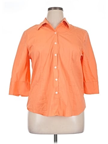 George 3/4 Sleeve Button-Down Shirt (view 1)