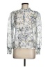 Bailey 44 Silver Long Sleeve Blouse Size M - photo 1