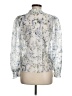 Bailey 44 Silver Long Sleeve Blouse Size M - photo 2