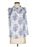 RACHEL Rachel Roy 100% Polyester Blue Sleeveless Blouse Size S - photo 1