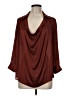 Vince. 100% Polyester Burgundy 3/4 Sleeve Blouse Size 6 - photo 1