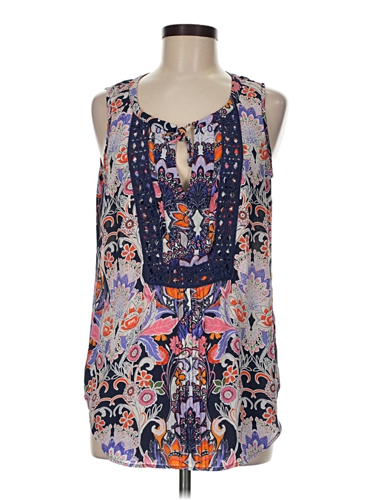 Pre-owned Dr2 Sleeveless Blouse In Blue