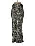 Obermeyer 100% Polyester Animal Print Black Casual Pants Size 6 - photo 1