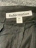 Reformation Chevron-herringbone Black Casual Pants Size 8 - photo 4