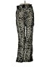 Obermeyer 100% Polyester Animal Print Black Casual Pants Size 6 - photo 2