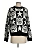 Zara Hearts Silver Pullover Sweater Size S - photo 1